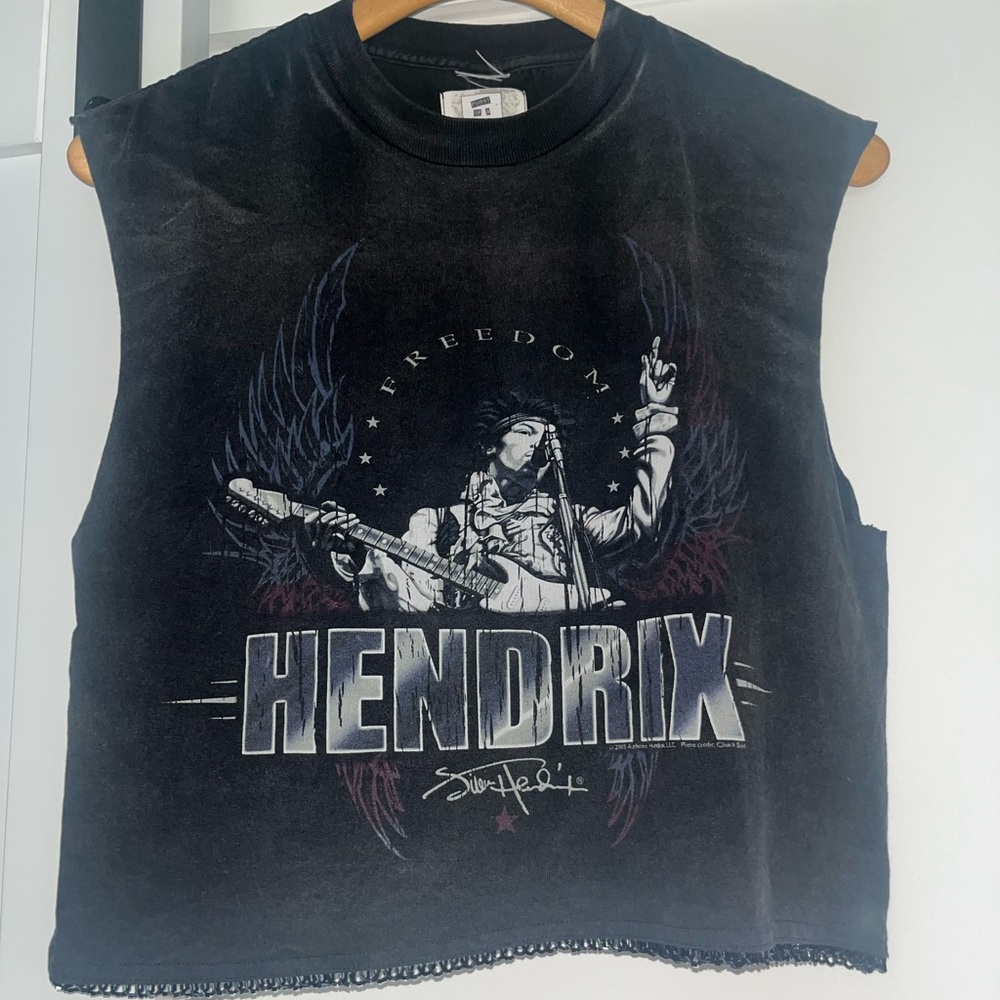 Furst of a Kind Jimmy Hendrix free people vintage embellished tee